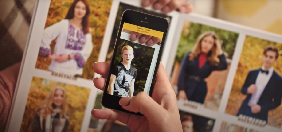 Воспроизведение видео в дополненной реальности на печатных маркерах